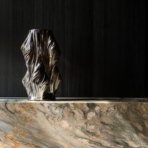 S|P Collection - Vaas 20x20xH28,5cm satin silver Vea - vtwonen shop