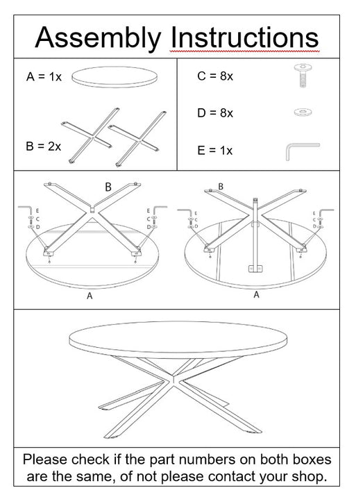 Brix eetkamertafel - 130 cm - mangohout - bruin - vtwonen shop