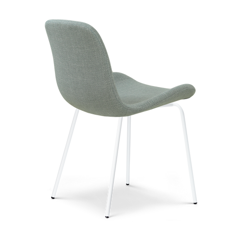 Nolon Nora-Fé eetkamerstoel saliegroen - wit onderstel - vtwonen shop