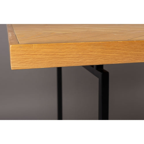 Dutchbone Class Eettafel Rond 220X90 cm Eikenhout - Bruin - vtwonen shop