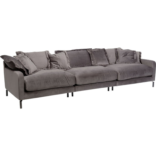 Kare Design Sofa Lullaby XL fluweel taupe - vtwonen shop