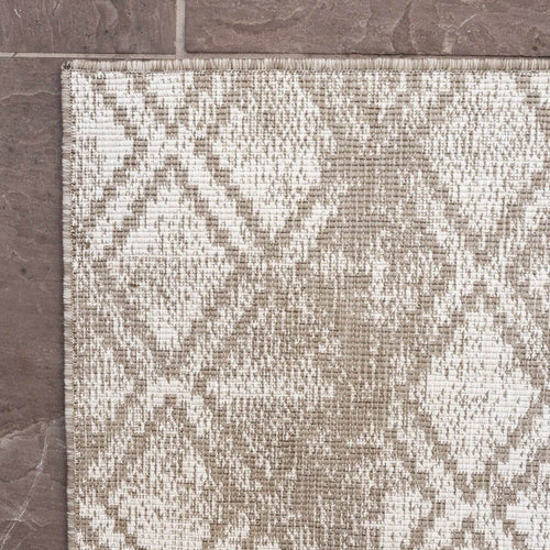 Eva Interior Buiten vloerkleed Frost - Bruin/grijs