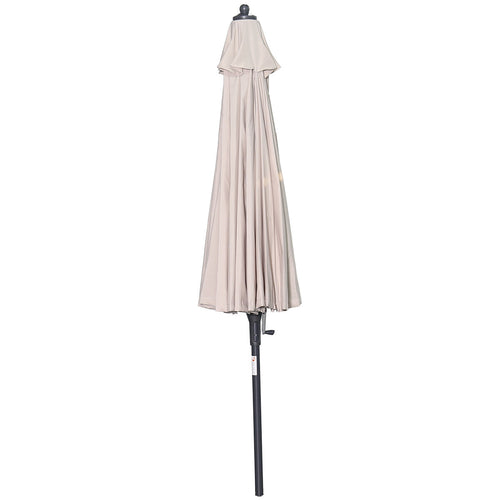 Manilla parasol - Ø250 cm - carbon black - ecru
