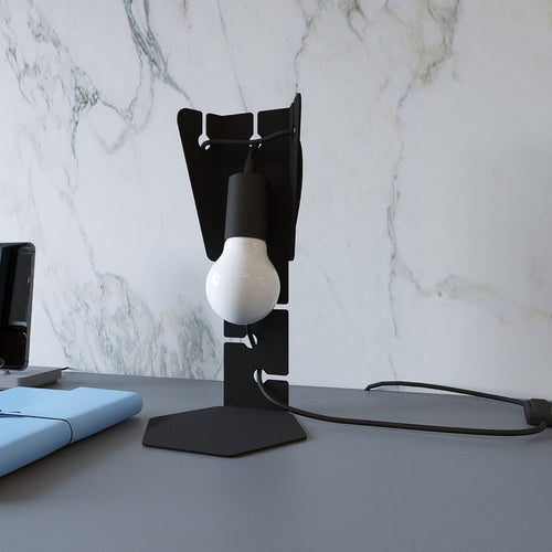 Sollux Lighting Tafellamp ARBY zwart - 15x15x31cm