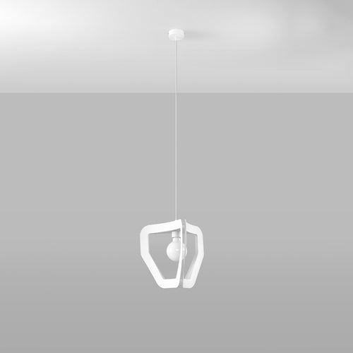 Sollux Lighting Hanglamp TRES wit - 33x33x130cm
