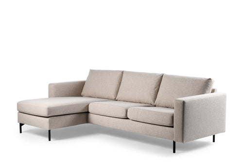 Duverger® 3-zitbank Chloe - beige - chaise longue links of rechts - vtwonen shop