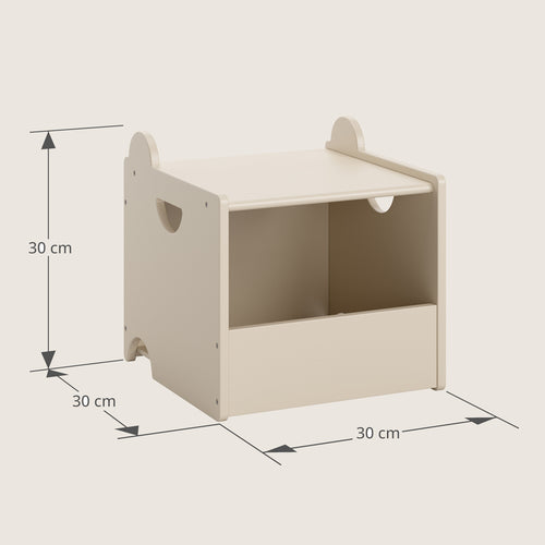 Petite Amélie Set van 2 stapelbare speelgoedkisten - MDF - groen