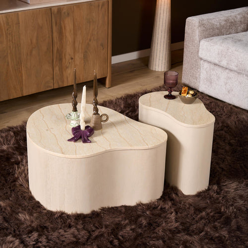 Starfurn Salontafel Lovi - Zandkleur- 77x60x35cm