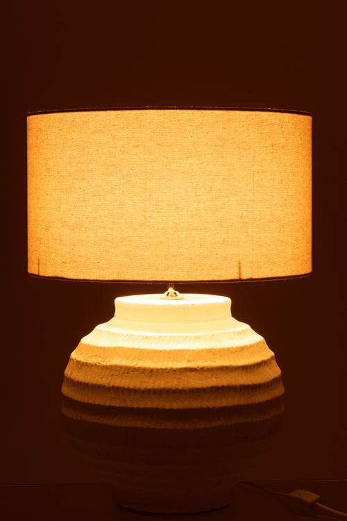 J-Line lamp - keramiek - wit