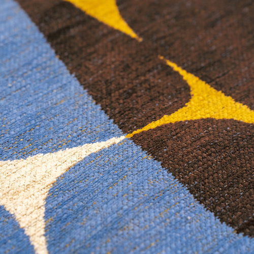 Louis De Poortere vloerkleed Sunny Blue - blauw - 200x280cm