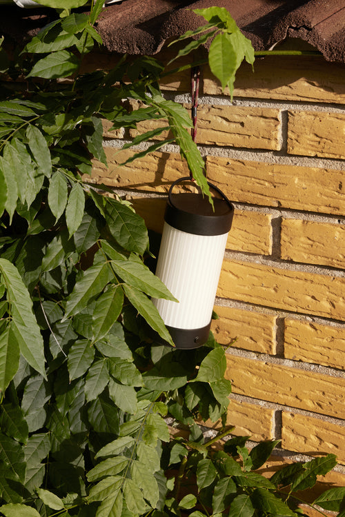 Hübsch lamp Camp - glas/ijzer - ø9xh21cm, integreret