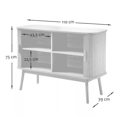 Calicosy - ERNEST Dressoir - Licht hout - 39x110x75 cm
