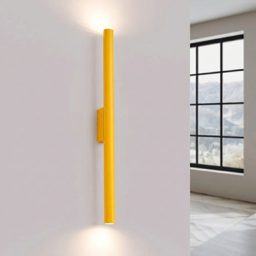 Sollux Lighting Wandlamp PASTELO 2 geel - 2,5x5x50cm