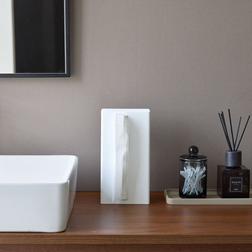 Yamazaki Vertical Tissuebox - Tower - Wit - vtwonen shop