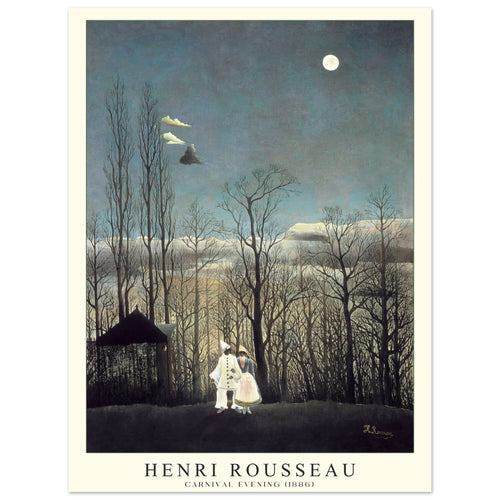 Artfulprints  Henri Rousseau - Carnival evening   poster 30x40 cm - vtwonen shop