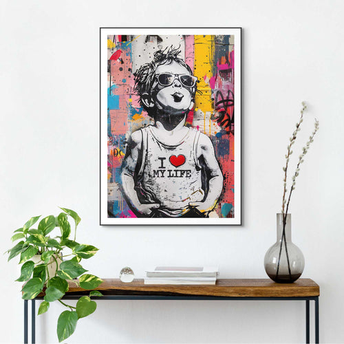 Reinders schilderij Stoere Blik - 70x50cm