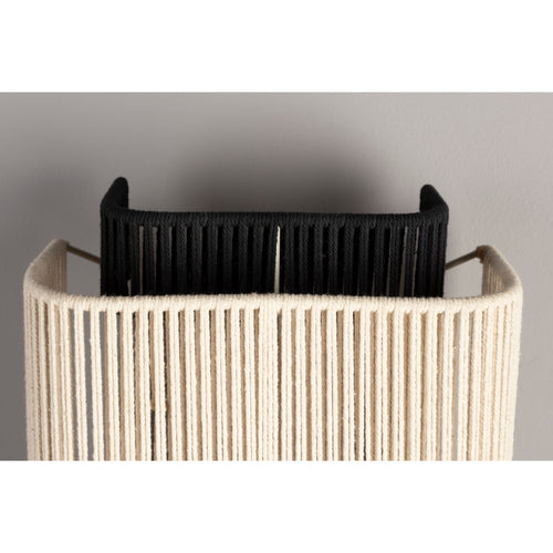 Dutchbone Elon Wandlamp Beige/ Zwart