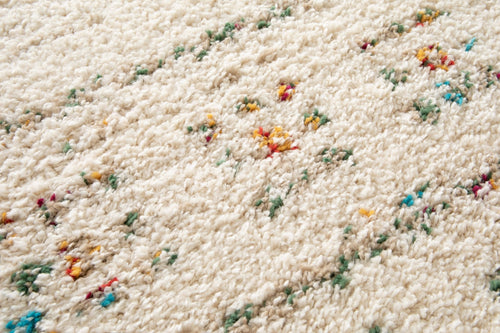 AFK Living vloerkleed  Bloom - shaggy - beige - 80 x 150 cm