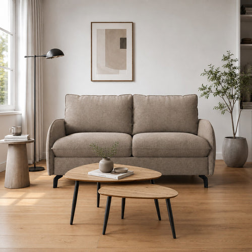 Calicosy - BIANCA Sofa - Beige - 105x178x95 cm