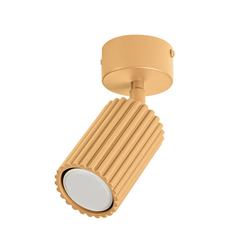 Sollux Lighting Plafondlamp KARBON 1 goud - 7x7x18cm