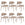 Housecraft Living Claes Eetkamerstoelen Gemêleerd Off-White - Set van 4