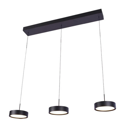 Freelight hanglamp Alieno - 3 lichts - 90  x 150   cm - zwart