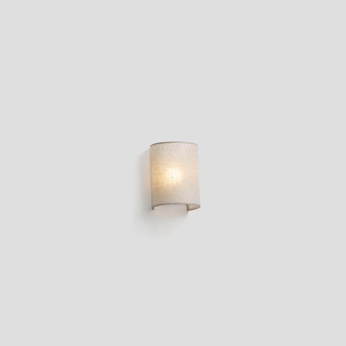 Faro Otton Ronde Linnen Up Down Wandlamp Verticaal