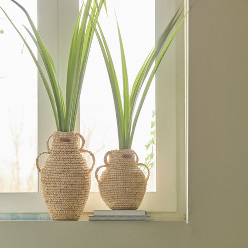 Rivièra Maison Coco Island Vase L - Sisal - Naturel - vtwonen shop