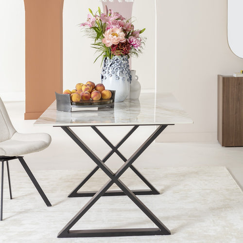 Kare Design Vaas Vlinders lichtblauw 35cm