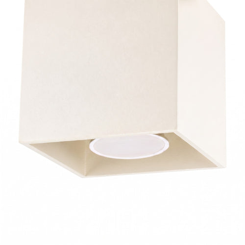 Sollux Lighting Plafondlamp QUAD 1 beige - 10x10x10cm
