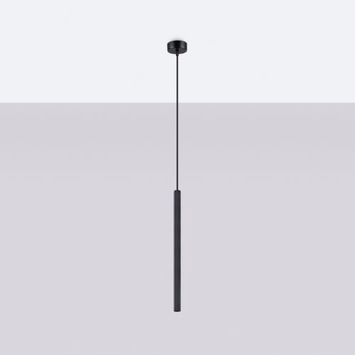 Sollux Lighting Hanglamp ARCHE 1 zwart - 8x8x120cm
