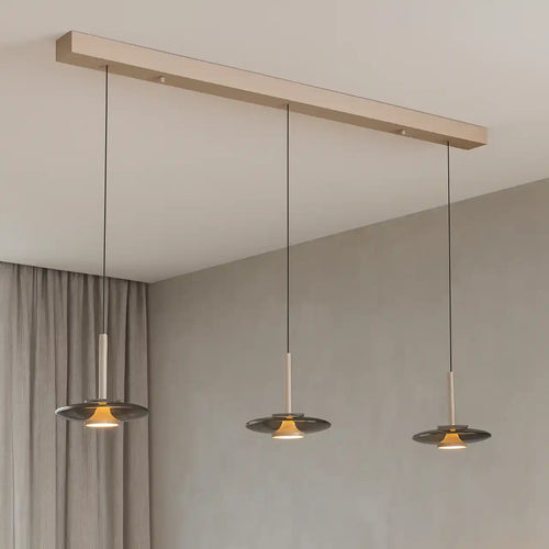 Artdelight hanglamp Madison - 3 lichts - 130  x  200   cm - champagne