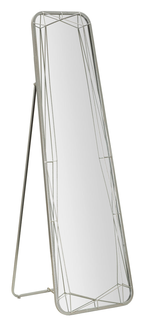 Mauro Ferretti staande spiegel - 46x57x153 cm - zilver
