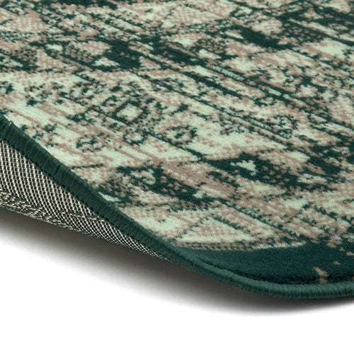 Interieur05 vintage vloerkleed Aila - groen -  Ø 190 cm
