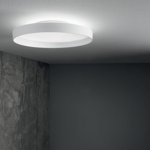 Decoratief Rond Simple Flush Wit, 4000K