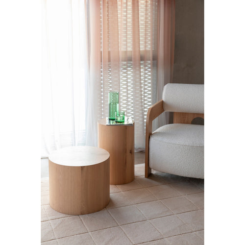 Zuiver Silo Bijzettafel/ Pilaar 45 cm Hout Naturel