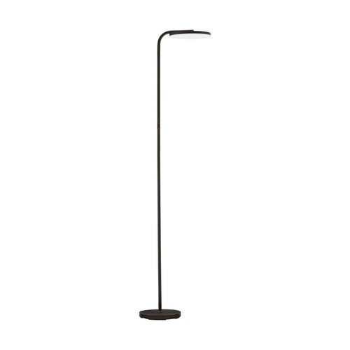 Nova Luce SINKRO Geïntegreerde LED-vloerlamp in zandzwart, met aanraakbediening en dimfunctie, 30W, 2224lm, 3000K