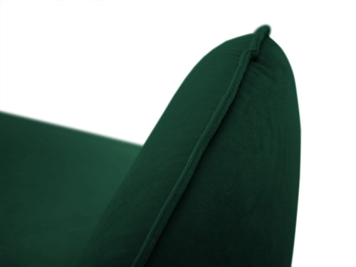 Cosmopolitan Design Bank Vienna 3-zits, flueel, flessengroen - 92x200x95cm