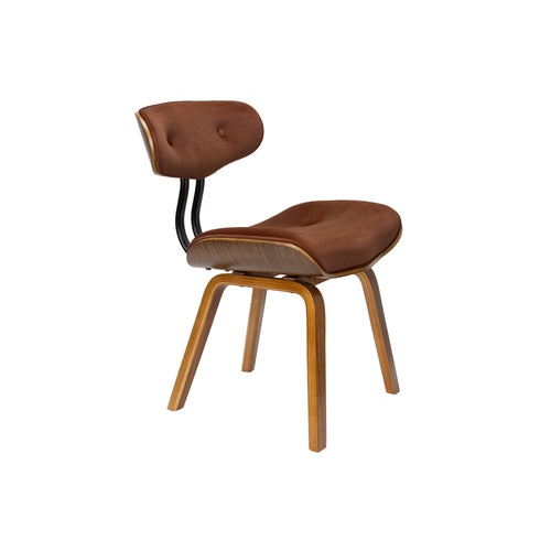 Dutchbone Blackwood Eetkamerstoel Walnootkleur/ Bruin