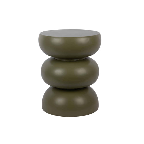 Leitmotiv kruk Curva - groen - Ø35.5cm