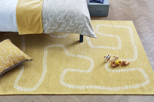Belavita vloerkleed 8804 Sandpit - Geel - 140 x 200 cm