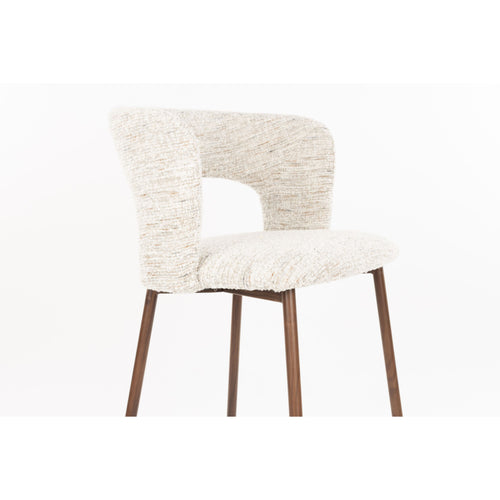 Housecraft Living Chelsea Barkrukken rugleuning 67 cm Beige - Set van 2
