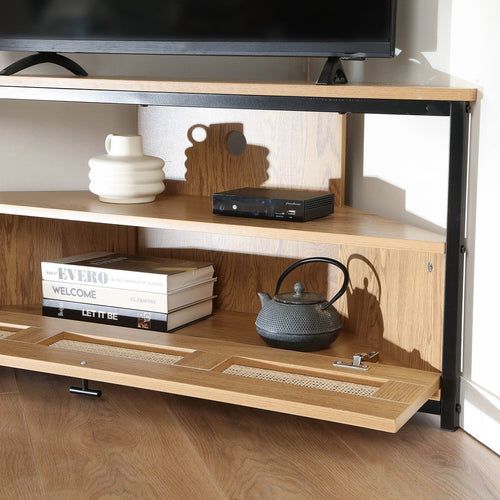 Calicosy - JAYA TV-meubel - Licht hout - 30x100x45 cm