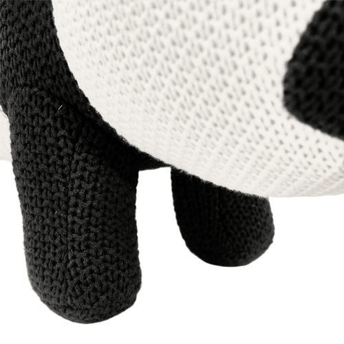 Pintado & Lacado knuffeldier Panda - zwart - 52 cm