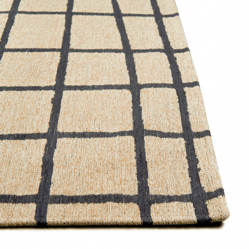 Lola&Moi vloerkleed Creamy Black - grijs -140x200cm - vtwonen shop