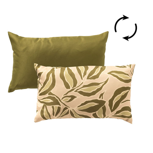 KUSSENSET - 3-delig - Elara Beige - 45x45 cm, 40x40 cm, 30x50 cm - inclusief binnenkussens - beige, groen