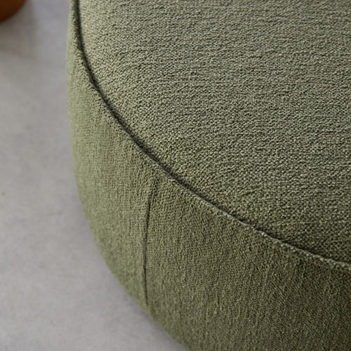 Tikamoon Voetenbank van groene stof - Groen