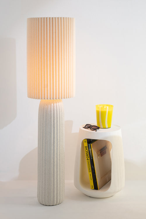 J-Line geurkaars Noa Strepen - geel - large - 95U - vtwonen shop