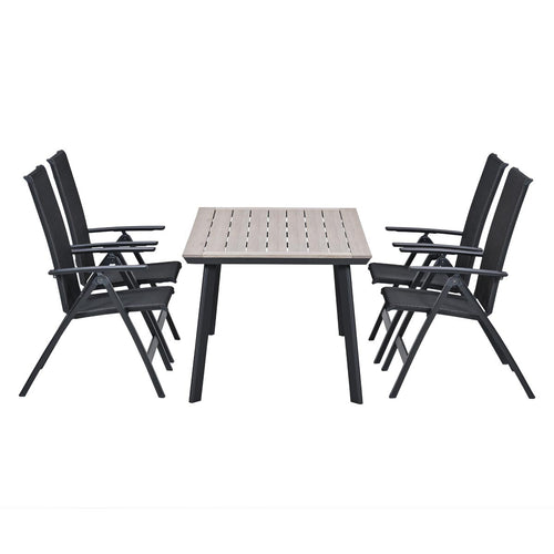 Garden Impressions Tuinset Santana 5-delig verstelbaar - Penedo tuintafel