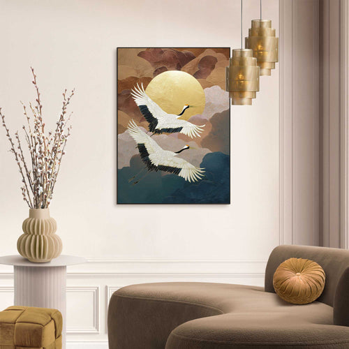 Reinders schilderij Gouden Vlucht - 70x50cm